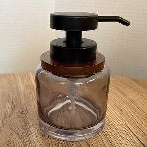 Stylish Black and Brown Soap Dispenser